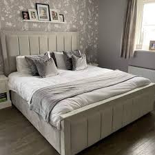 Hilton Chenille Fabric Bed UK | Luxury Hotel Style | Shop Online | Free Delivery - Hilton Beds UK